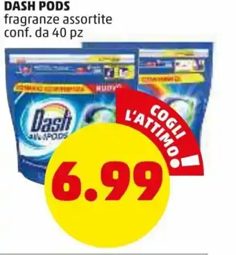 PENNY Dash Pods 40 pz offerta