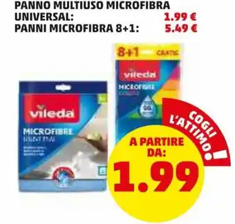 PENNY Vileda Panno Multiuso Microfibra Universal offerta