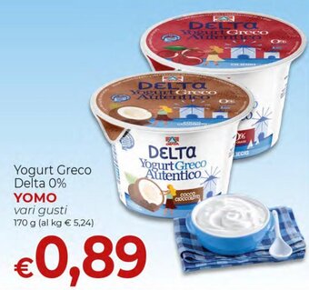 Yomo Yogurt Greco Delta 0% 170g