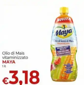 Supermercati Nonna Isa Maya Olio di Mais vitaminizzato 1lt offerta