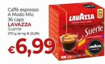 Supermercati Nonna Isa Lavazza Caffè espresso A Modo Mio 36 caps 270g offerta