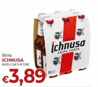 Supermercati Nonna Isa Ichnusa Birra 6x33 cl offerta
