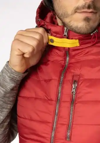 Gilet imbottirura 100 gr. rosso