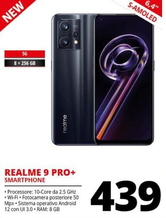 Comet Realme 9 Pro+ Smartphone offerta