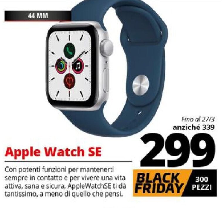 Apple Watch SE offerta di Comet