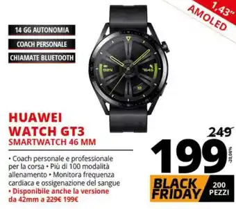 Comet Huawei Watch GT3 Smartwatch 45 mm offerta