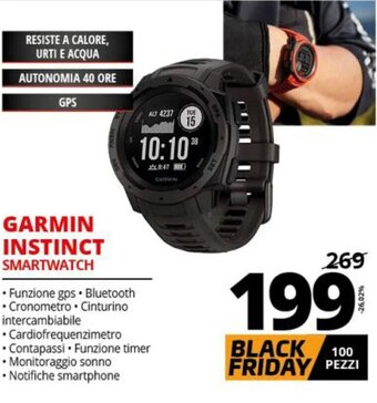 Comet Garmin Instinct Smartwatch offerta