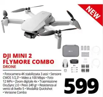 Comet Dji Mini 2 Flymore Combo Drone offerta