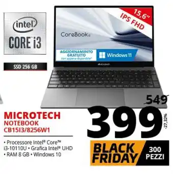 Comet Microtech Notebook CB1513/8256W1 offerta