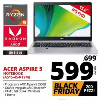 Comet Acer Aspire 5 Notebook (A515-45.R1YM) offerta