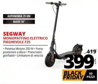 Segway Monopattino Elettrico Pieghevole F25