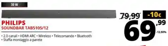 Comet Philips Soundbar TAB5105/12 offerta