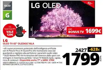 Comet LG OLED TV 65" OLED65C16LA offerta