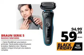Comet Braun Serie 5 Rasoio 50M1000S offerta