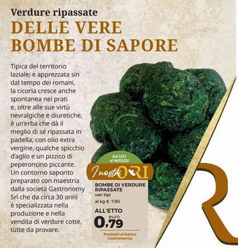 Conad Superstore Bombe di Verdure Ripassate offerta