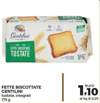 Conad Superstore Gentilini Fette Biscottate 175g offerta