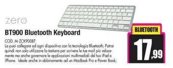 Wellcome Zero BT900 Bluetooth Keyboard offerta