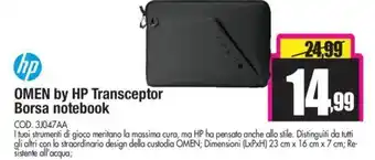 Wellcome HP OMEN by HP Transceptor Borsa notebook offerta