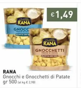 Prezzemolo e Vitale Rana Gnocchi E Gnocchetti Di Patate gr 500 offerta