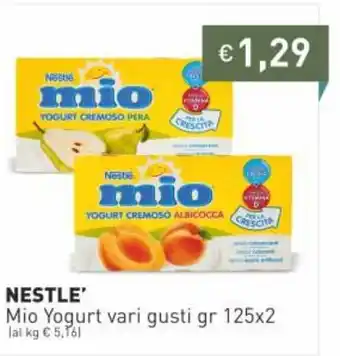 Prezzemolo e Vitale Nestle' Mio Yogurt Vari Gusti gr 125x2 offerta