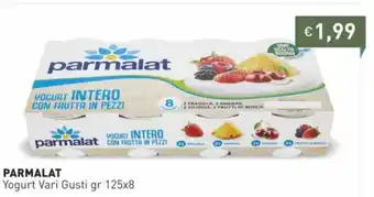 Prezzemolo e Vitale Parmalat Yogurt Vari Gusti gr 125x8 offerta