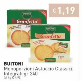 Prezzemolo e Vitale Buitoni Integrali gr 240 offerta