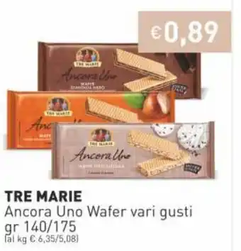 Prezzemolo e Vitale Tre Marie Ancora Uno Wafer Vari Gusti gr 140/175 offerta