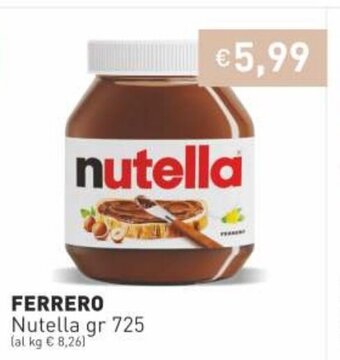 Prezzemolo e Vitale Ferrero Nutella gr 725 offerta