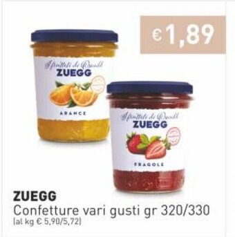 Zuegg Confetture Vari Gusti gr 320/330