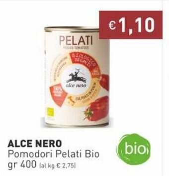 Prezzemolo e Vitale Alce Nero Pomodori Pelati Bio gr 400 offerta