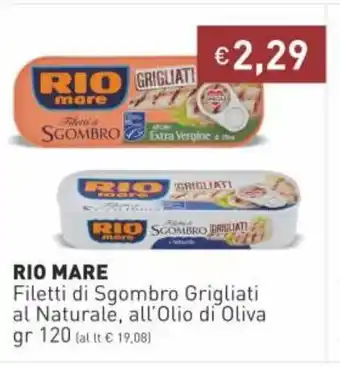 Prezzemolo e Vitale Rio Mare Filtti DI Sgombro offerta