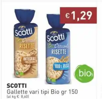 Prezzemolo e Vitale Scotti Gallette Vari Tipi Bio gr 150 offerta