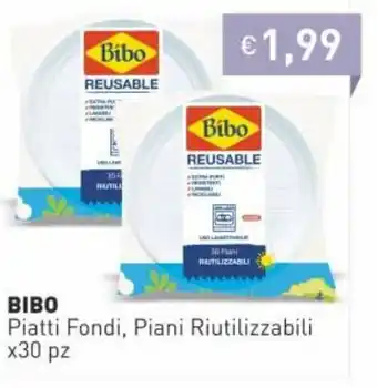 Prezzemolo e Vitale Bibo Piatti Fondi, Piani Riutilizzabili x30 pz offerta