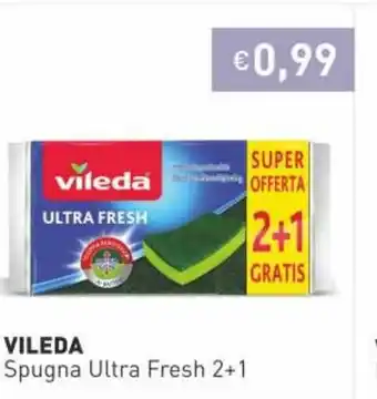 Prezzemolo e Vitale Vileda Spugna Ultra Fresh 2+1 offerta
