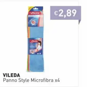Prezzemolo e Vitale Vileda Panno Style Microfabia x4 offerta