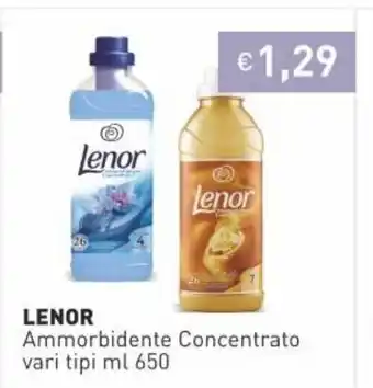 Prezzemolo e Vitale Lenor Ammorbidente Concentrato Vari Tipi 650ml offerta