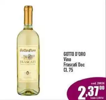 Del Prete Distribuzioni Gotto D'Oro Vino Frascati Doc 75 cl offerta