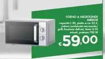 Bennet Mirror Forno A Microonde offerta