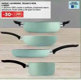Bennet Padelle, Casserole, Tegame o Wok E-Green offerta