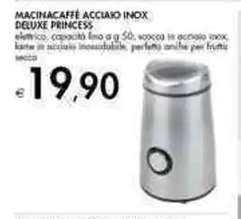 Bennet Princess Macinacaffé Acciaio Inox Deluxe offerta
