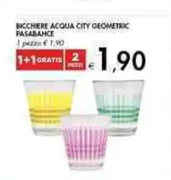 Bennet Biscchiera Acqua City Geometric Pasabahce offerta