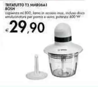 Bennet Bosch Tritatutto T3 MMR08A1 offerta