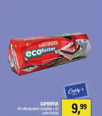 Superfive Kit catturapolvere completo +60 panni inclusi