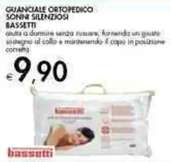 Bennet Guanciale Ortopedico Sonni Silenziosi Bassetti offerta