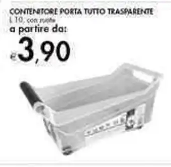 Bennet Contenitore Porta Tutto Trasparente a partire da offerta