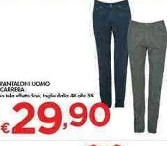 Bennet Pantaloni Uomo Carrera offerta