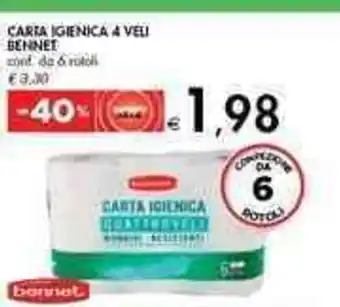 Bennet Carta Igienica & Veli Bennet offerta