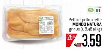 Petto Di Pollo A Fette Mondo Natura