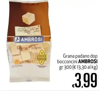 Maxi Supermercati Grana Padano Ambrosi gr 300 offerta