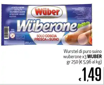 Wurstel Di Puro Suino gr 250